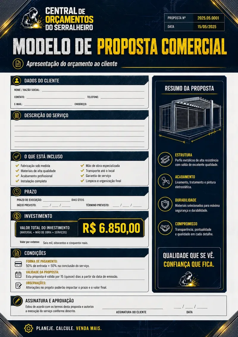 Modelo de proposta comercial