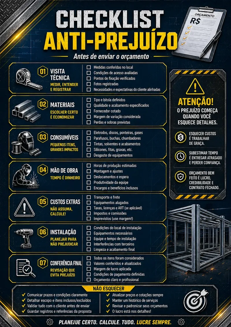 Checklist anti-prejuízo